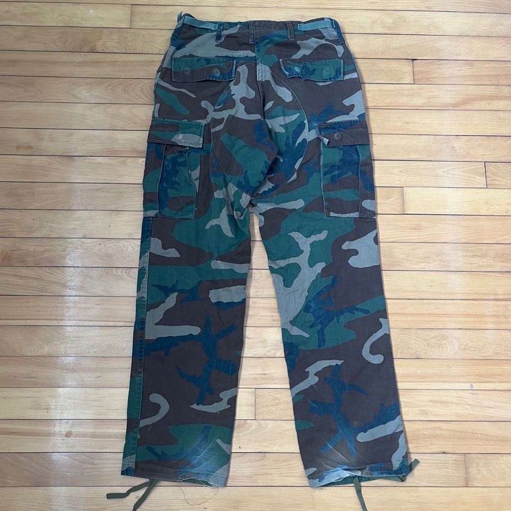 Propper Woodland Camo Cargo Pants Small Regular Military Tactical Green Brown - Picture 4 of 8